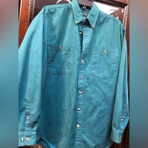 Scandia Woods Teal Cotton Shirt